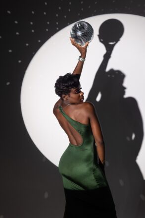 ROBE SYA VERT SAPIN - S